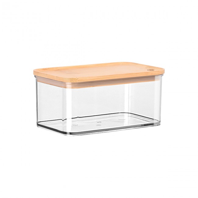 ESTIA ΔΟΧΕΙΟ ΑΠΟΘΗΚΕΥΣΗΣ BAMBOO ESSENTIALS ΠΛΑΣΤΙΚΟ 750ml ΣΤΟΙΒΑΖΟΜΕΝΟ