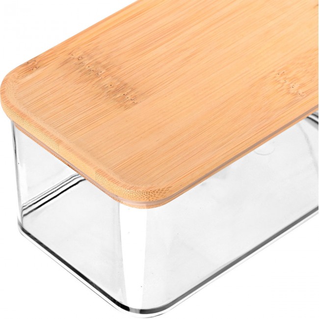 ESTIA ΔΟΧΕΙΟ ΑΠΟΘΗΚΕΥΣΗΣ BAMBOO ESSENTIALS ΠΛΑΣΤΙΚΟ 750ml ΣΤΟΙΒΑΖΟΜΕΝΟ