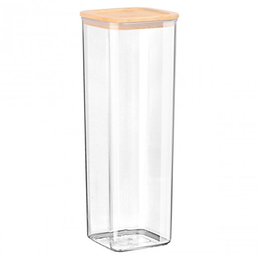 ESTIA ΔΟΧΕΙΟ ΑΠΟΘΗΚΕΥΣΗΣ BAMBOO ESSENTIALS ΠΛΑΣΤΙΚΟ 1700ml ΣΤΟΙΒΑΖΟΜΕΝΟ