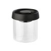 ESTIA ΔΟΧΕΙΟ ΑΠΟΘΗΚΕΥΣΗΣ ΚΕΝΟΥ ΑΕΡΟΣ ΓΥΑΛΙΝΟ 450ml ΜΕ ΚΑΠΑΚΙ ΜΑΥΡΟ