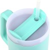ESTIA ΘΕΡΜΟΣ STRAW TUMBLER XL SAVE THE AEGEAN 900ml BERMUDA GREEN