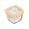 ESTIA ΦΑΓΗΤΟΔΟΧΕΙΟ CLICK&amp;SEAL ΓΥΑΛΙΝΟ 160ml 9.2x9.2x6.3cm ΜΕ ΚΑΠΑΚΙ ΠΛΑΣΤΙΚΟ IVORY