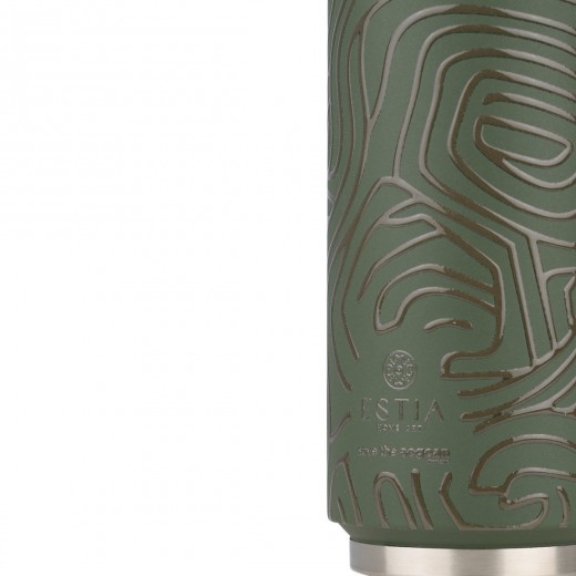 ESTIA ΘΕΡΜΟΣ TRAVEL CUP SAVE THE AEGEAN 500ml OLIVE FLOW