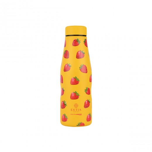 ESTIA ΘΕΡΜΟΣ TRAVEL FLASK SAVE THE AEGEAN 500ml BERRY BRIGHT