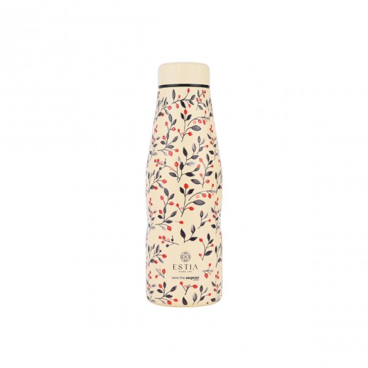ESTIA ΘΕΡΜΟΣ TRAVEL FLASK SAVE THE AEGEAN 500ml BLOOM  BEIGE
