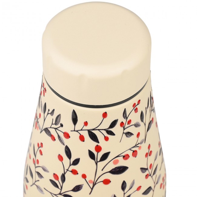 ESTIA ΘΕΡΜΟΣ TRAVEL FLASK SAVE THE AEGEAN 500ml BLOOM  BEIGE