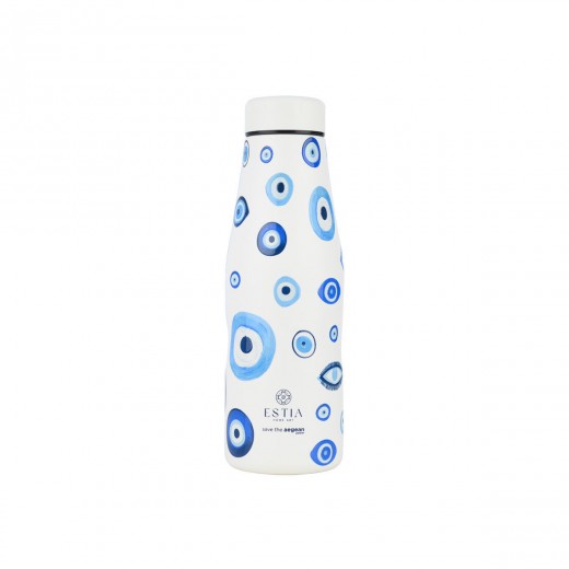 ESTIA ΘΕΡΜΟΣ TRAVEL FLASK SAVE THE AEGEAN 500ml SPIRIT OF LUCK