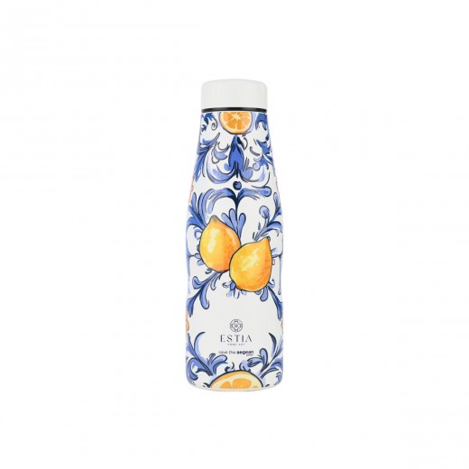 ESTIA ΘΕΡΜΟΣ TRAVEL FLASK SAVE THE AEGEAN 500ml AMALFI COAST