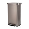 ESTIA ΚΑΔΟΣ ΑΠΟΡΡΙΜΑΤΩΝ FLATOP SOFT CLOSE 70lt ΜΑΤ ΙΝΟΞ