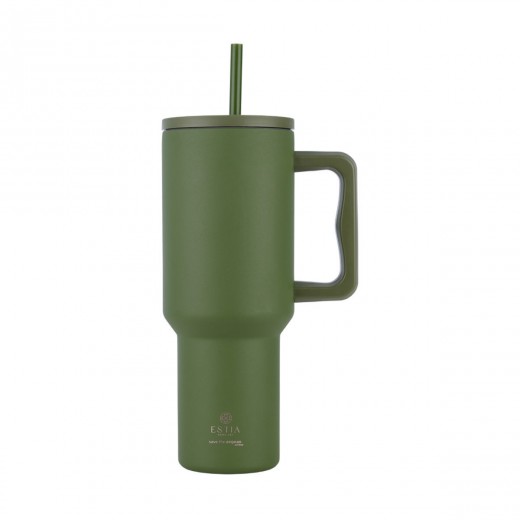 ESTIA ΘΕΡΜΟΣ STRAW TUMBLER XL SAVE THE AEGEAN 1200ml FOREST SPIRIT