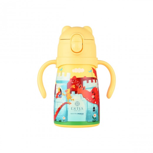 ESTIA ΘΕΡΜΟΣ ΠΑΙΔΙΚΟ BUBBLE BOTTLE SAVE THE AEGEAN 300ml FORTRESS DRAGON