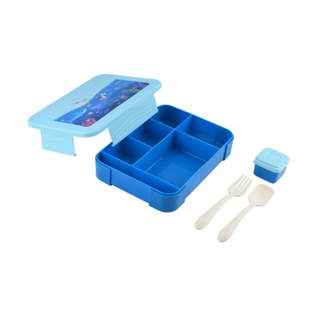 ESTIA ΠΑΙΔΙΚΟ ΦΑΓΗΤΟΔΟΧΕΙΟ SAVE THE AEGEAN 1330ml ΜΕ 5 ΘΗΚΕΣ OCEAN PLAY ESTIA ΠΑΙΔΙΚΟ ΦΑΓΗΤΟΔΟΧΕΙΟ SAVE THE AEGEAN 1330ml ΜΕ 5 ΘΗΚΕΣ OCEAN PLAY