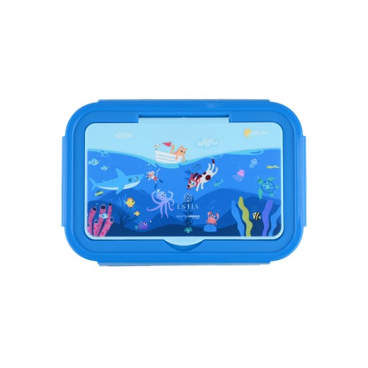 ESTIA ΠΑΙΔΙΚΟ ΦΑΓΗΤΟΔΟΧΕΙΟ SAVE THE AEGEAN 900ml ΜΕ 2 ΑΝΟΞ. ΘΗΚΕΣ OCEAN PLAY
