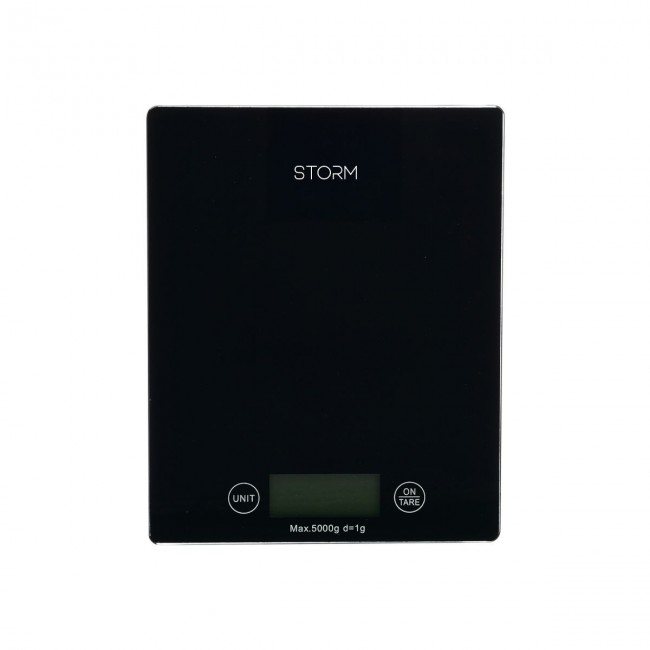 STORM ΖΥΓΑΡΙΑ ΚΟΥΖΙΝΑΣ BLACK ΨΗΦΙΑΚΗ ΜΕΓΙΣΤΟY ΒΑΡΟΥΣ 5kg