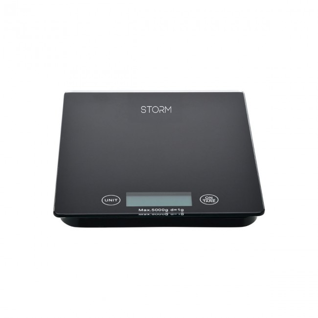 STORM ΖΥΓΑΡΙΑ ΚΟΥΖΙΝΑΣ BLACK ΨΗΦΙΑΚΗ ΜΕΓΙΣΤΟY ΒΑΡΟΥΣ 5kg