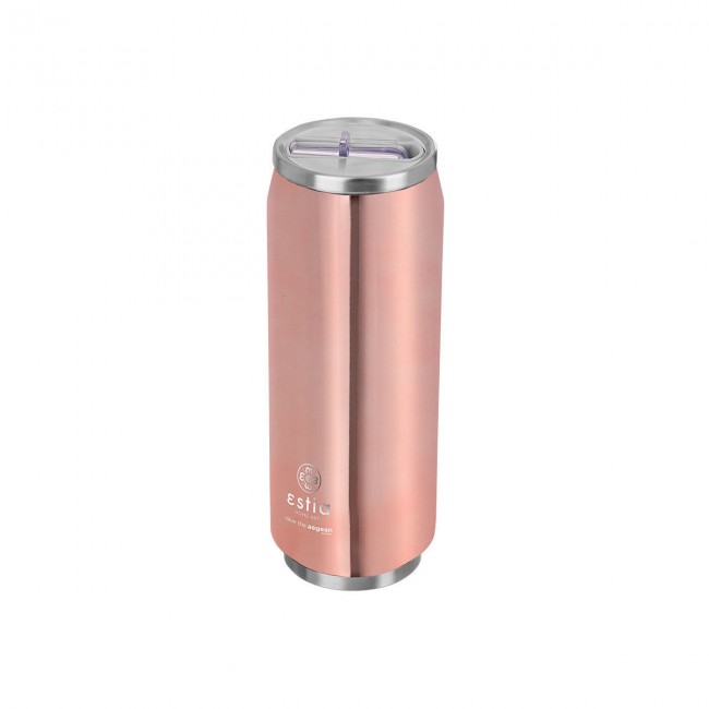ESTIA ΘΕΡΜΟΣ TRAVEL CUP SAVE THE AEGEAN 500ml ROSE GOLD