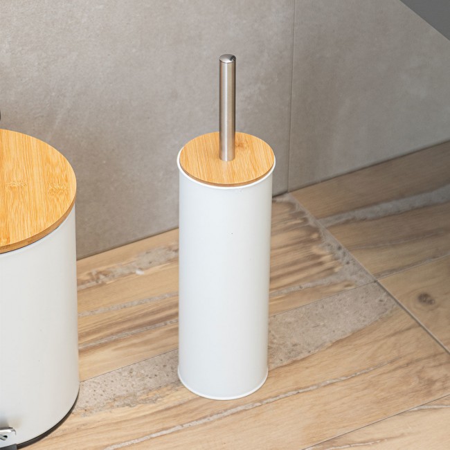 ESTIA ΠΙΓΚΑΛ BAMBOO ESSENTIALS ΜΕΤΑΛΛΙΚΟ ΛΕΥΚΟ