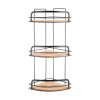 ESTIA ΕΤΑΖΕΡΑ BAMBOO ESSENTIALS ΜΕΤΑΛΛΙΚΗ ΓΩΝΙΑΚΗ 3 ΘΕΣΕΩΝ 49x19.5x19.5cm