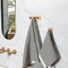 ESTIA ΚΡΕΜΑΣΤΡΑ ΕΠΙΤΟΙΧΙΑ BAMBOO ESSENTIALS ΜΕΤΑΛΛΙΚΗ 3 ΘΕΣΕΩΝ