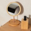 ESTIA ΚΑΘΡΕΦΤΗΣ ΕΠΙΤΡΑΠΕΖΙΟΣ BAMBOO ESSENTIALS ME LED ΦΩΤΙΣΜΟ 18x18x30cm