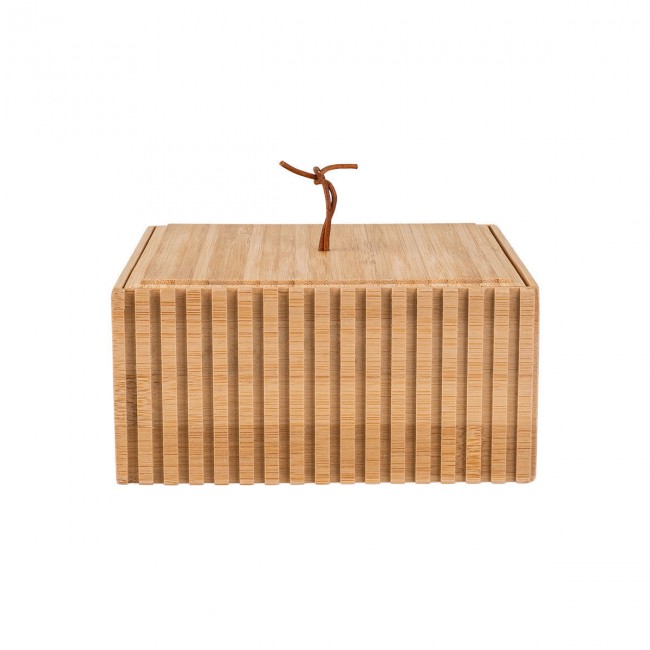 ESTIA ΚΟΥΤΙ ΑΠΟΘΗΚΕΥΣΗΣ ΚΑΙ ΟΡΓΑΝΩΣΗΣ BAMBOO ESSENTIALS 15x15x7cm
