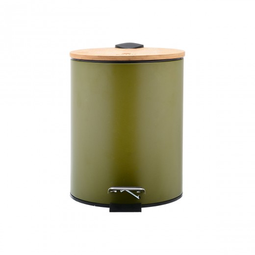 ESTIA ΧΑΡΤΟΔΟΧΕΙΟ ΜΠΑΝΙΟΥ OLIVE SERIES SOFT CLOSE 5lt ΛΑΔΙ