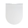 ESTIA ΚΑΠΑΚΙ ΛΕΚΑΝΗΣ SOFT CLOSE D SHAPE DUROPLAST ΜΕ ΑΝΟΞΕΙΔΩΤΟΥΣ ΡΥΘΜΙΖΟΜΕΝΟΥΣ ΜΕΝΤΕΣΕΔΕΣ