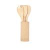 ESTIA ΕΡΓΑΛΕΙΑ ΜΑΓΕΙΡΙΚΗΣ BAMBOO ESSENTIALS ΜΕ ΘΗΚΗ 4 ΤΕΜ.