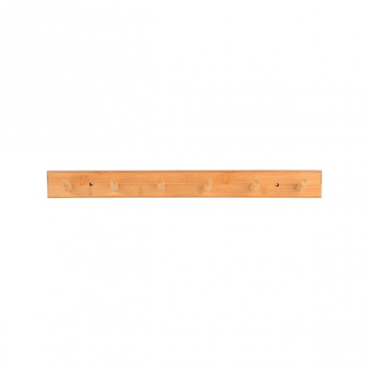 ESTIA ΚΡΕΜΑΣΤΡΑ ΤΟΙΧΟΥ BAMBOO 59x6x7cm 6 ΘΕΣΕΩΝ