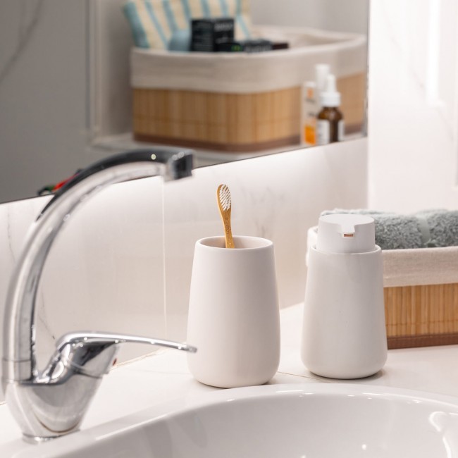 ESTIA ΑΝΤΛΙΑ ΣΑΠΟΥΝΙΟΥ FJORD ΚΕΡΑΜΙΚΗ 300ml WHITE