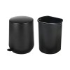 ESTIA ΧΑΡΤΟΔΟΧΕΙΟ ΜΠΑΝΙΟΥ FJORD SOFT CLOSE 5lt BLACK