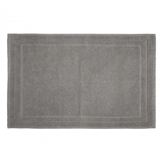 ESTIA ΤΑΠΕΤΟ ΜΠΑΝΙΟΥ FJORD 100% ΒΑΜΒΑΚΕΡΟ 50x80cm DOVE GREY