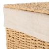 ESTIA ΚΑΛΑΘΙ ΑΠΛΥΤΩΝ BOTANICA 38x22x55cm ME ΕΣΩΤΕΡΙΚΗ ΕΠΕΝΔΥΣΗ &amp; ΚΑΠΑΚΙ ΟΡΘΟΓΩΝΙΟ