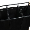 ESTIA ΚΑΛΑΘΙ ΑΠΛΥΤΩΝ BAMBOO ESSENTIALS 102lt 3 ΘΕΣΕΩΝ 68x40x76cm ΜΑΥΡΟ