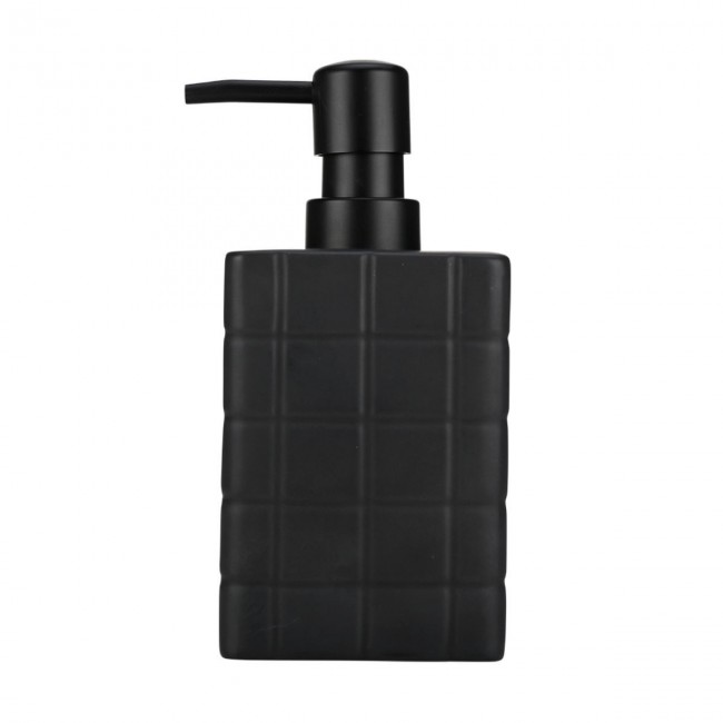 ESTIA ΑΝΤΛΙΑ ΣΑΠΟΥΝΙΟΥ TILES ΚΕΡΑΜΙΚΗ 450ml 7.5x15cm ΜΑΥΡΗ