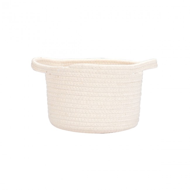 ESTIA ΚΑΛΑΘΙ ΚΡΕΜΑΣΤΟ BLANCA 20x20x15cm ΛΕΥΚΟ