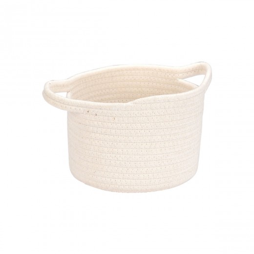 ESTIA ΚΑΛΑΘΙ ΚΡΕΜΑΣΤΟ BLANCA 20x20x15cm ΛΕΥΚΟ