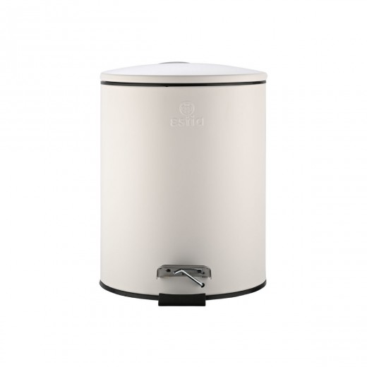 ESTIA ΧΑΡΤΟΔΟΧΕΙΟ ΜΠΑΝΙΟΥ CLASSIC SOFT CLOSE 5lt ΜΑΤ ΛΕΥΚΟ