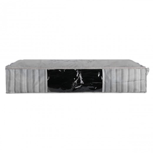 ESTIA ΘΗΚΗ ΑΠΟΘΗΚΕΥΣΗΣ NON WOVEN ΥΦΑΣΜΑΤΙΝΗ 100x50x20cm ΜΕ ΠΑΡΑΘΥΡΟ IVORY