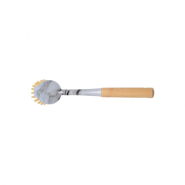 ESTIA ΒΟΥΡΤΣΑ ΚΑΘΑΡΙΣΜΟΥ ΠΙΑΤΩΝ ΧΕΙΡΟΣ BAMBOO ESSENTIALS MARBLE ΣΤΡΟΓΓΥΛΗ