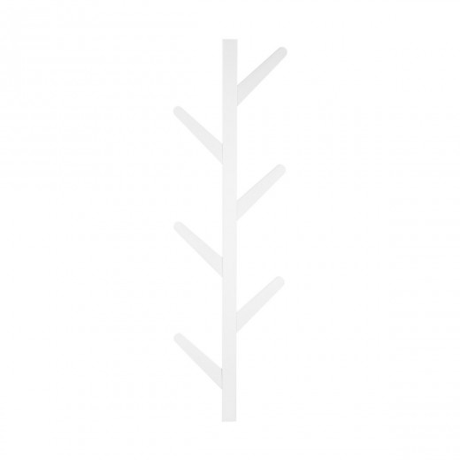 ESTIA ΚΡΕΜΑΣΤΡΑ ΤΟΙΧΟΥ BAMBOO ΚΑΘΕΤΗ 6 ΘΕΣΕΩΝ ΜΕ ΠΛΑΚΕ ΓΑΝΤΖΟΥΣ ΛΕΥΚΗ