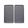 ESTIA ΤΟΣΤΙΕΡΑ BLACK &amp; INOX 2 ΘΕΣΕΩΝ 850w ΜΕ ΑΠΟΣΠΩΜΕΝΕΣ ΑΝΤΙΚΟΛΛΗΤΙΚΕΣ ΠΛΑΚΕΣ