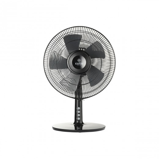 ESTIA ΑΝΕΜΙΣΤΗΡΑΣ ΕΠΙΤΡΑΠΕΖΙΟΣ LEVANTO 30cm 45w ΜΑΥΡΟΣ