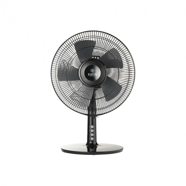 ESTIA ΑΝΕΜΙΣΤΗΡΑΣ ΕΠΙΤΡΑΠΕΖΙΟΣ LEVANTO 30cm 45w ΜΑΥΡΟΣ