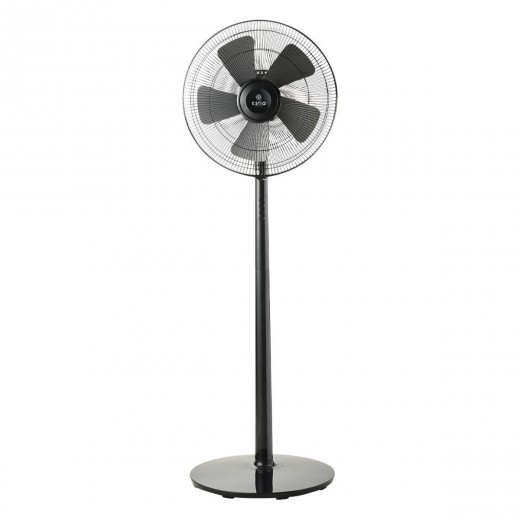 ESTIA ΑΝΕΜΙΣΤΗΡΑΣ ΣΤΑΝΤ ΕΠΙΔΑΠΕΔΙΟΣ LEVANTO 40cm 55w ΜΑΥΡΟΣ
