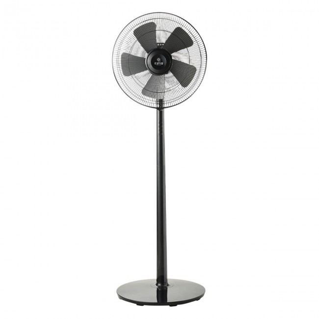 ESTIA ΑΝΕΜΙΣΤΗΡΑΣ ΣΤΑΝΤ ΕΠΙΔΑΠΕΔΙΟΣ LEVANTO 40cm 55w ΜΑΥΡΟΣ