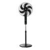 ESTIA ΑΝΕΜΙΣΤΗΡΑΣ ΣΤΑΝΤ ΕΠΙΔΑΠΕΔΙΟΣ BOW 40cm 60w ΜΑΥΡΟΣ
