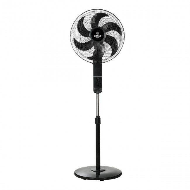 ESTIA ΑΝΕΜΙΣΤΗΡΑΣ ΣΤΑΝΤ ΕΠΙΔΑΠΕΔΙΟΣ BOW 40cm 60w ΜΑΥΡΟΣ