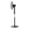 ESTIA ΑΝΕΜΙΣΤΗΡΑΣ ΣΤΑΝΤ ΕΠΙΔΑΠΕΔΙΟΣ BOW 40cm 60w ΜΑΥΡΟΣ