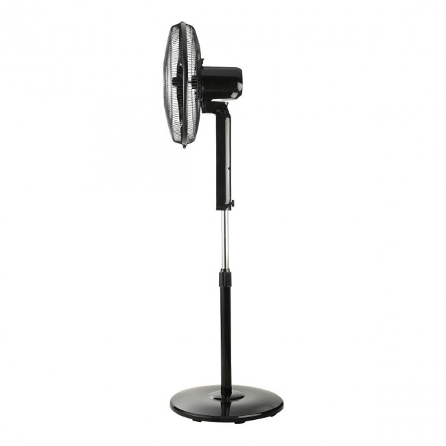 ESTIA ΑΝΕΜΙΣΤΗΡΑΣ ΣΤΑΝΤ ΕΠΙΔΑΠΕΔΙΟΣ BOW 40cm 60w ΜΑΥΡΟΣ ΜΕ ΤΗΛΕΧΕΙΡΙΣΤΗΡΙΟ